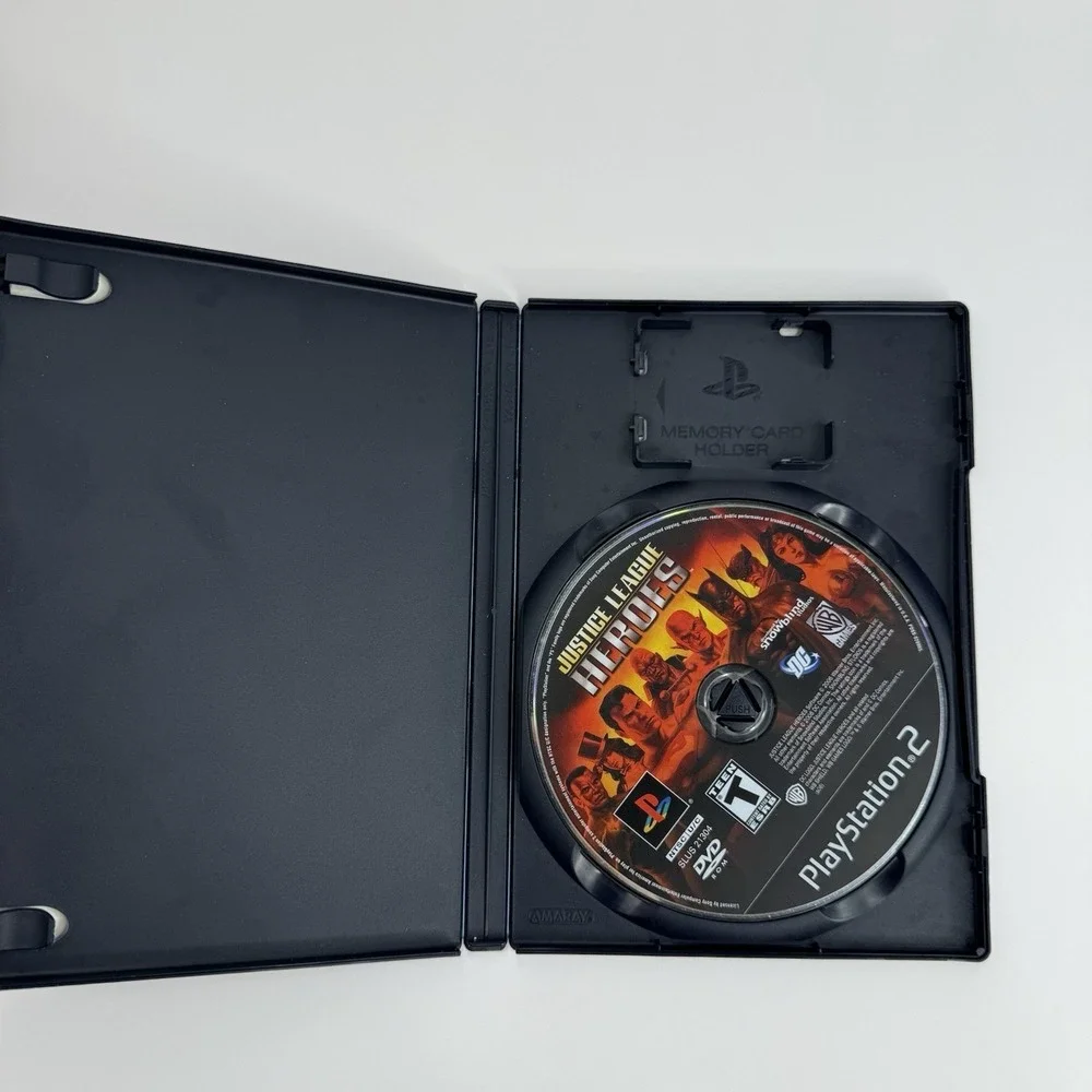 Justice League Heroes PlayStation 2 Game Game Only Untested